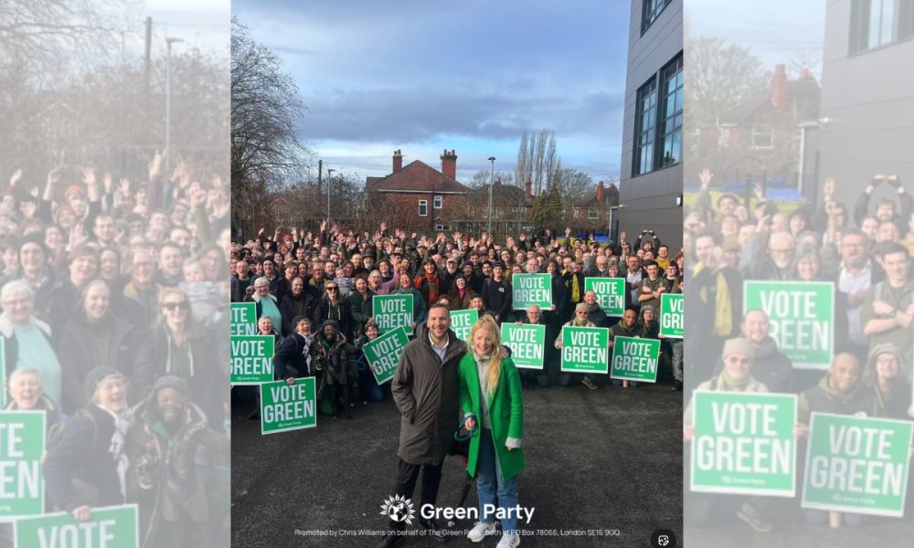 Green Party floods Gorton & Denton with hundreds of volunteers