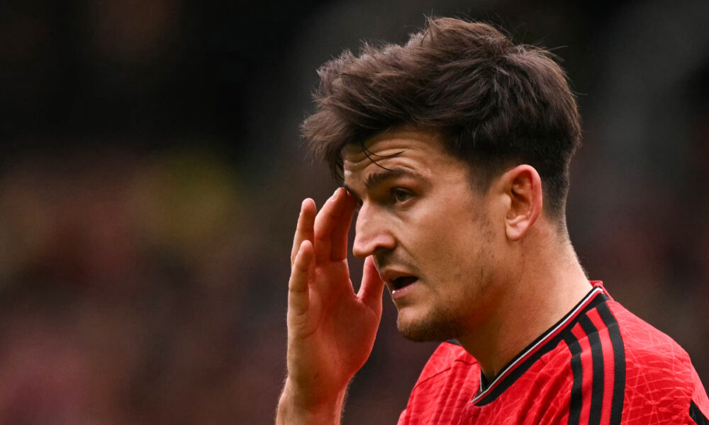 Manchester United's Harry Maguire is among Antonio Conte's targets for Napoli