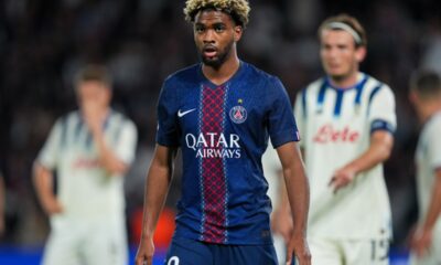 Ibrahim Mbaye in action for PSG