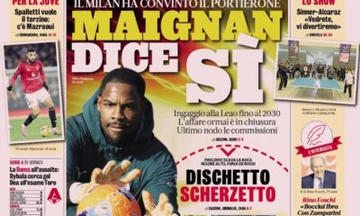 Today's Papers - Maignan says yes to Milan, Chiesa's transfer formula