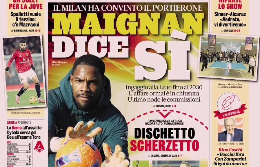 Today's Papers - Maignan says yes to Milan, Chiesa's transfer formula
