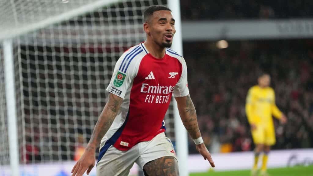 Arsenal striker Gabriel Jesus