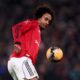Joshua Zirkzee in action for Man Utd
