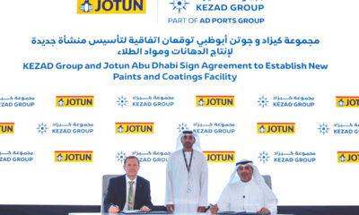 KEZAD, Jotun Abu Dhabi sign 50-year lease for new manufacturing facility