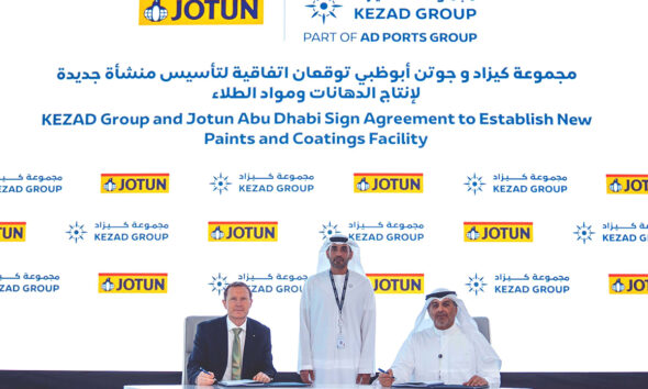 KEZAD, Jotun Abu Dhabi sign 50-year lease for new manufacturing facility