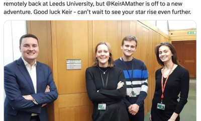 Keir Mather Old Twitter Account Wes Streeting Tweet