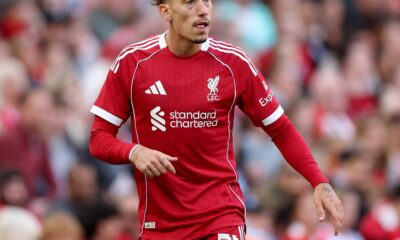 Kostas Tsimikas in action for Liverpool