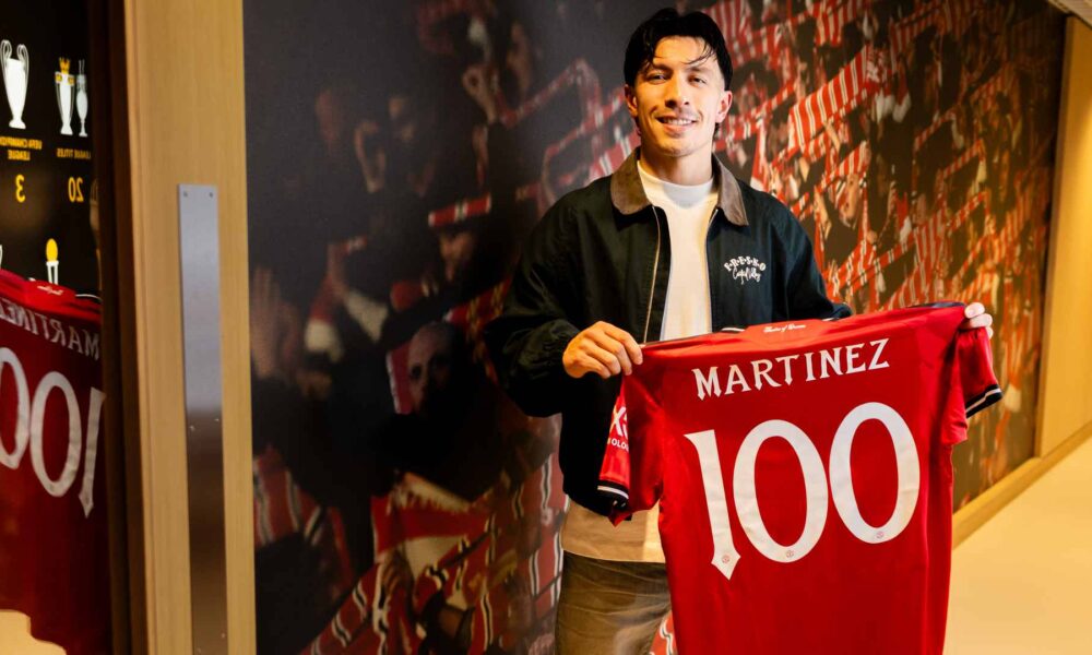 Lisandro Martinez marks 100 games