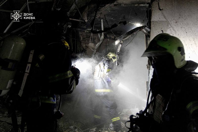 Ukraine says Russian strike on Kyiv leaves first civilians dead this year