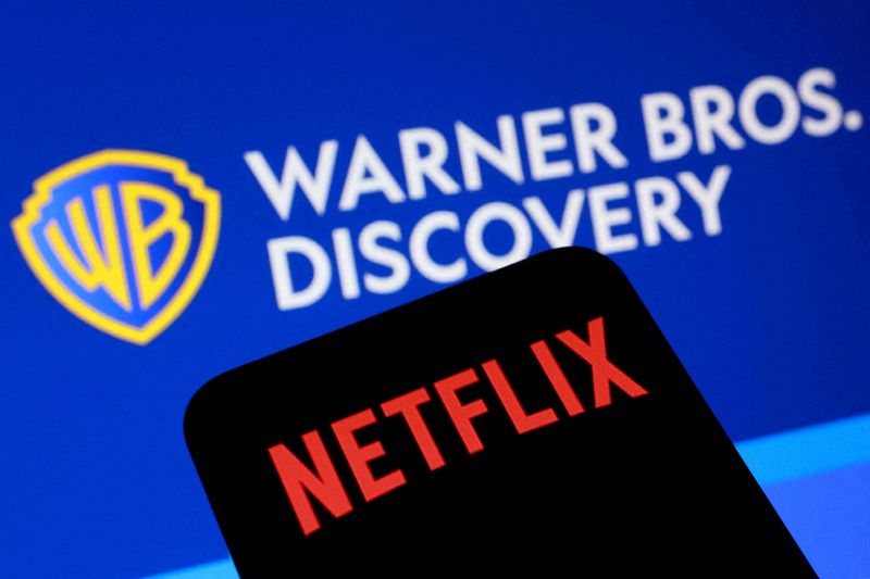 Netflix weighs amending Warner Bros bid to make it all cash, Bloomberg News reports