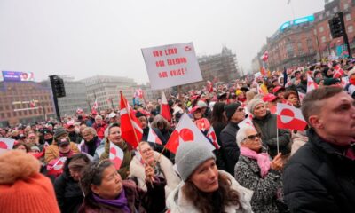Protesters rally in Denmark and Greenland against Trump annexation threat