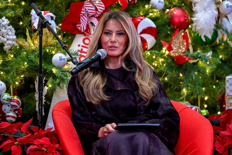 First lady Melania Trump previews new film at private White House screening