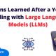 Lessons Learned After a Year of Building with Large Language Models (LLMs)