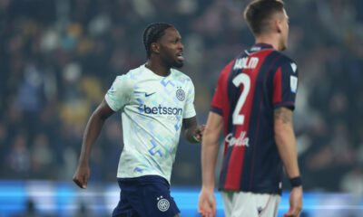 RIYADH, SAUDI ARABIA - DECEMBER 19: Marcus Thuram of Internazionale celebrates scoring his team
