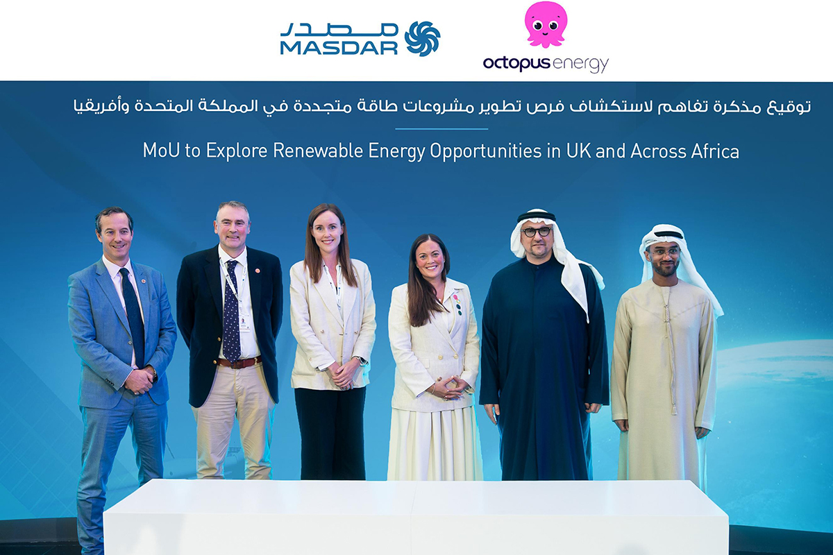 Masdar, Octopus team up for clean power