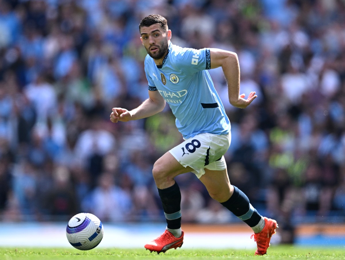 Mateo Kovacic in action for Manchester City last season