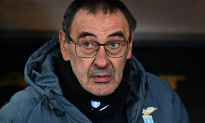 VERONA, ITALY - JANUARY 11: Maurizio Sarri head coach of SS Lazio during the Serie A match between Hellas Verona FC and SS Lazio at Stadio Marcantonio Bentegodi on January 11, 2026 in Verona, Italy. (Photo by Alessandro Sabattini/Getty Images)