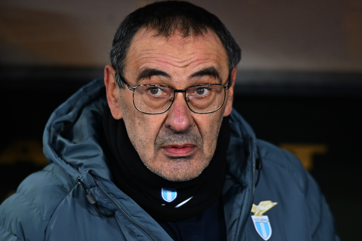 VERONA, ITALY - JANUARY 11: Maurizio Sarri head coach of SS Lazio during the Serie A match between Hellas Verona FC and SS Lazio at Stadio Marcantonio Bentegodi on January 11, 2026 in Verona, Italy. (Photo by Alessandro Sabattini/Getty Images)