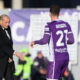 FLORENCE, ITALY - JANUARY 11: Head coach Massimiliano Allegri manager of AC Milan reacts during the Serie A match between ACF Fiorentina and AC Milan at Artemio Franchi on January 11, 2026 in Florence, Italy. (Photo by Gabriele Maltinti/Getty Images)