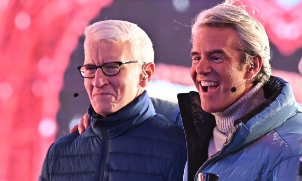 Anderson Cooper had a hilarious response every time Andy Cohen mentioned hit series Heated Rivalry during NYE coverage