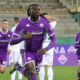 FLORENCE, ITALY - JANUARY 4: Moise Kean of ACF Fiorentina celebrates after scoring a goal during the Serie A match between ACF Fiorentina and US Cremonese at Artemio Franchi on January 4, 2026 in Florence, Italy. (Photo by Gabriele Maltinti/Getty Images)