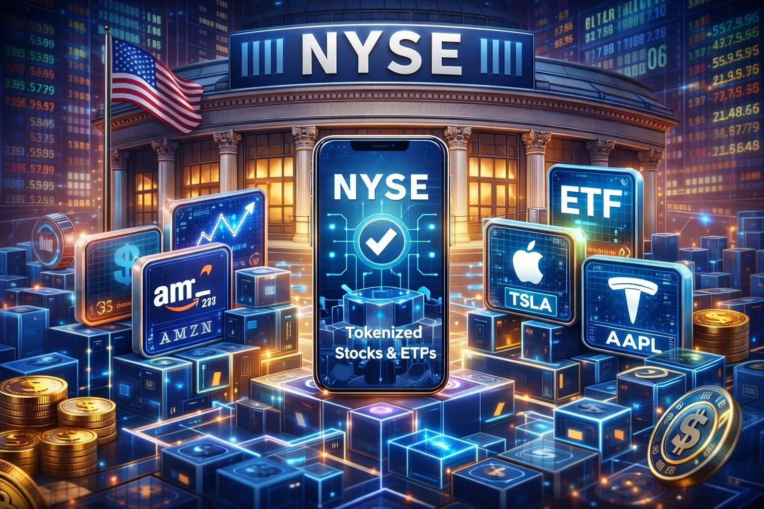 NYSE Develops Blockchain Platform for Tokenized Stock Trading