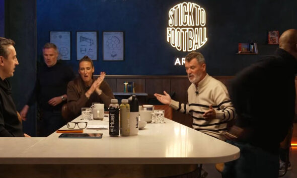 Ian Wright walks out as Roy Keane goes on hilarious golf rant moments before Rory McIlroy comes on set