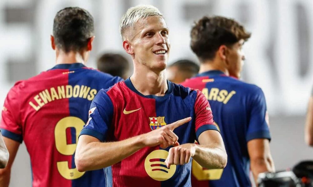 Olmo and Lewandowski settle derby