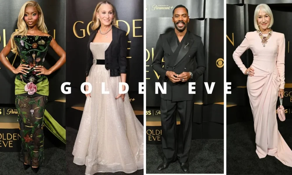 On the Scene at the Golden Eve: Olandria Carter Stuns in a Black Floral Sevon Dejana Dress, Sarah Jessica Parker Sparkles in Paolo Sebastian, Coleman Domingo in a Black Dolce & Gabbana Suit + More!