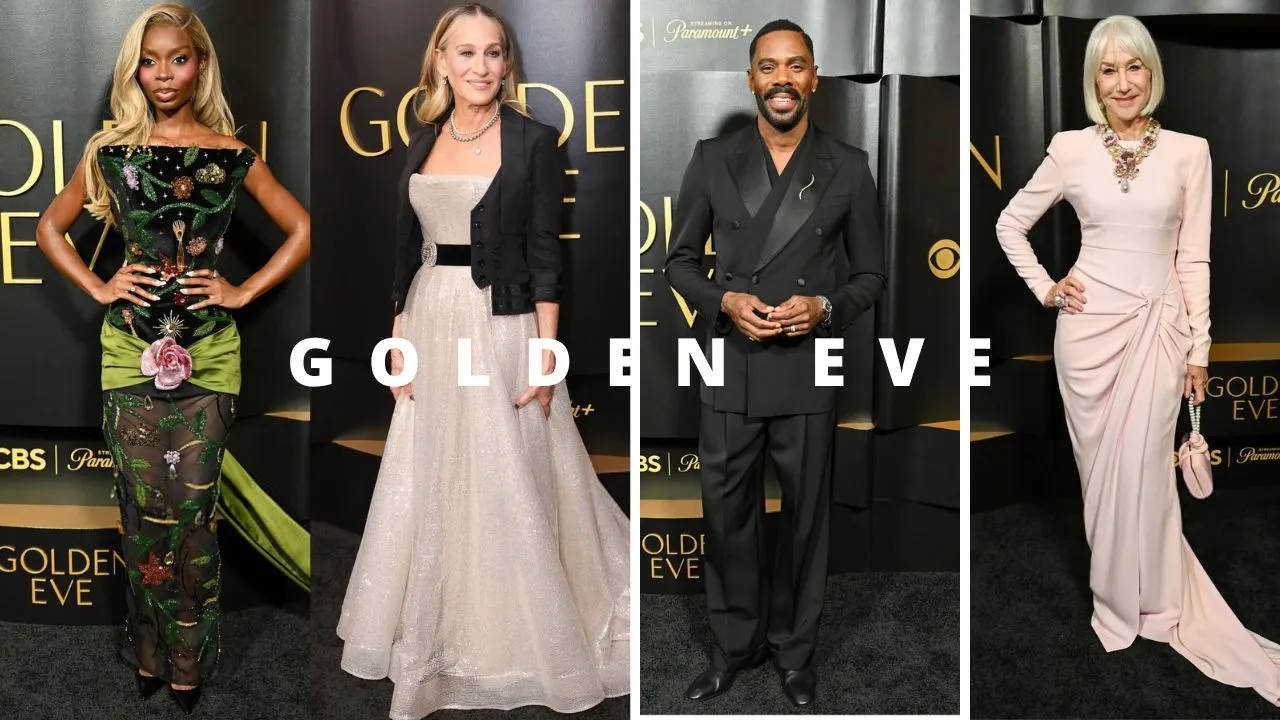 On the Scene at the Golden Eve: Olandria Carter Stuns in a Black Floral Sevon Dejana Dress, Sarah Jessica Parker Sparkles in Paolo Sebastian, Coleman Domingo in a Black Dolce & Gabbana Suit + More!
