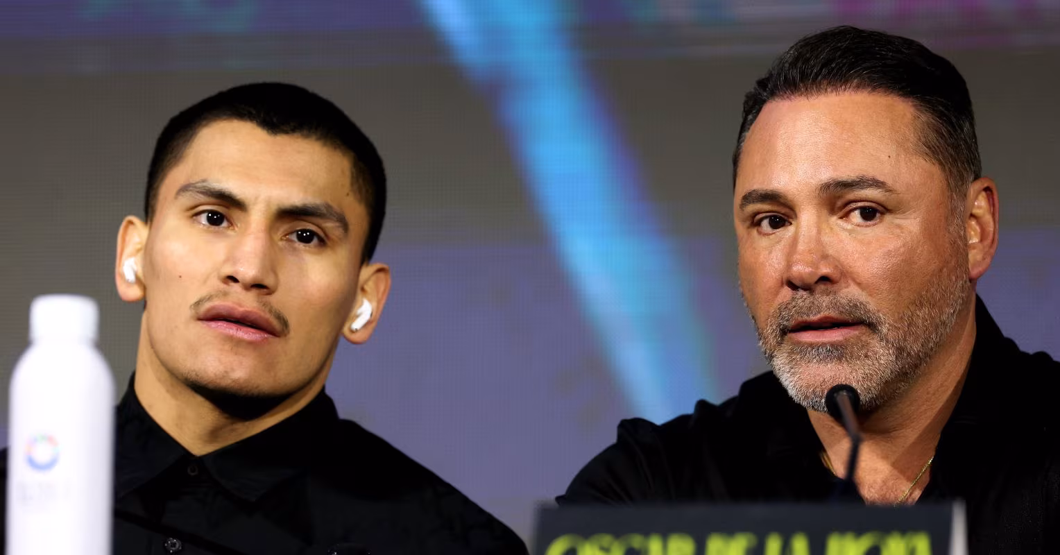 Oscar De La Hoya issues firm response to Vergil Ortiz Jr lawsuit
