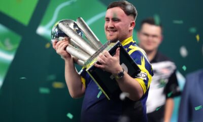 Luke Littler writes name among darts greats with stunning World Championship win over Gian van Veen