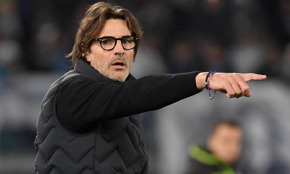 ROME, ITALY - JANUARY 07: ACF Fiorentina head coach Paolo Vanoli during the Serie A match between SS Lazio and ACF Fiorentina at Stadio Olimpico on January 07, 2026 in Rome, Italy. (Photo by Marco Rosi - SS Lazio/Getty Images)