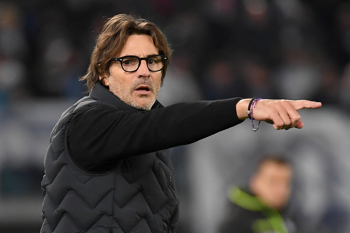 ROME, ITALY - JANUARY 07: ACF Fiorentina head coach Paolo Vanoli during the Serie A match between SS Lazio and ACF Fiorentina at Stadio Olimpico on January 07, 2026 in Rome, Italy. (Photo by Marco Rosi - SS Lazio/Getty Images)