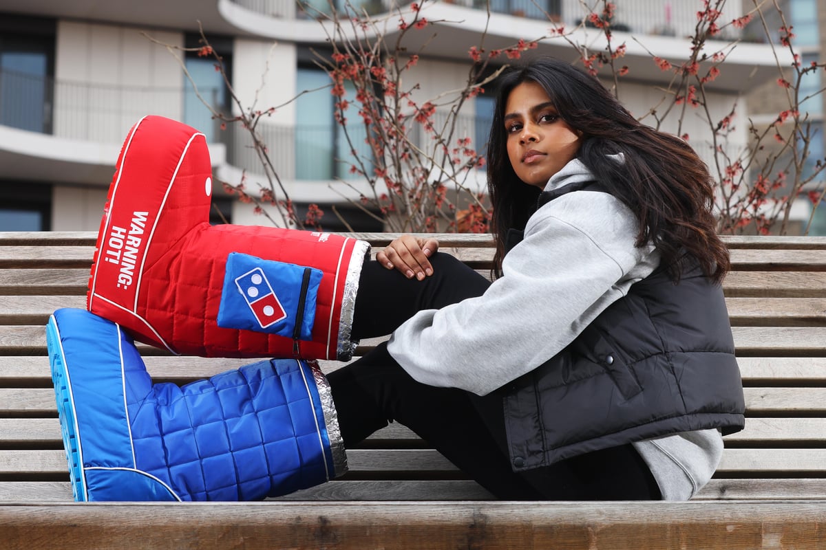 Domino's creates 'heat boots' built from pizza delivery bag insulation