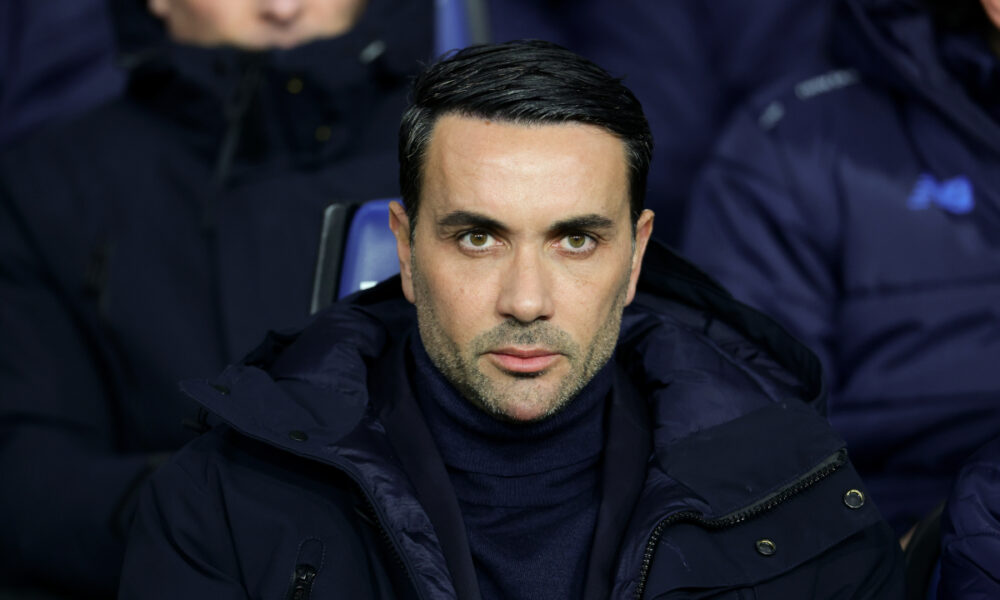 BERGAMO, ITALY - JANUARY 10: Raffaele Palladino Head Coach of Atalanta BC looks on prior to the Serie A match between Atalanta BC and Torino FC at Gewiss Stadium on January 10, 2026 in Bergamo, Italy. (Photo by Francesco Scaccianoce/Getty Images)