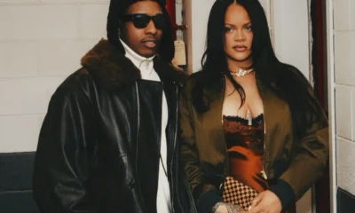 Rihanna and A$AP Rocky Step Out at Dont Be Dumb Album Release Party in Miu Miu and YSL
