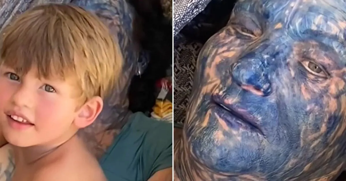 Boy, 3, leaves his grandma blue in the face with silly prank | News World