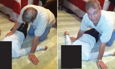 Disturbing new Epstein files appear to show Andrew on all fours over mystery woman | News UK