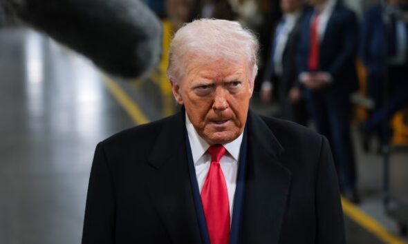 Trump is ‘ready to push the button’ on airstrikes in Iran as US troops evacuate base