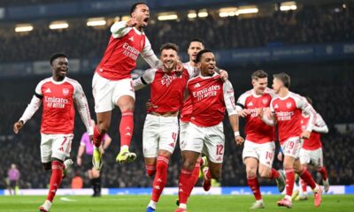 Chelsea v Arsenal live: Carabao Cup latest score and goal updates from semi-final as Ben White heads in opening goal from corner