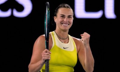 Tennis player Aryna Sabalenka