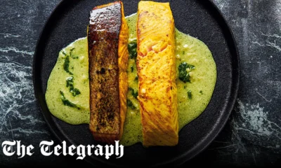 Salmon fillets with Indian spices and coconut