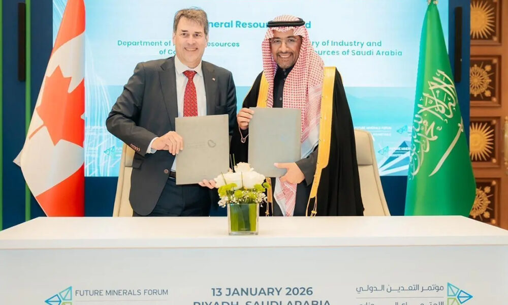 Saudi Arabia expands mining ties with Chile, Canada and Brazil