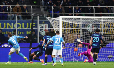 MILAN, ITALY - JANUARY 11: Scott McTominay of SSC Napoli scores his team