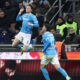 MILAN, ITALY - JANUARY 11: Scott McTominay of SSC Napoli celebrates scoring his team
