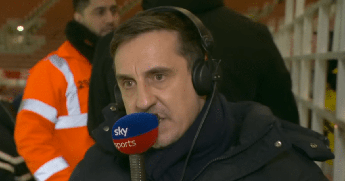 Gary Neville shocked Mikel Arteta left Arsenal star on bench in Man Utd defeat | Football