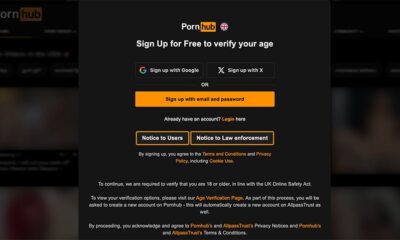 Pornhub to block UK access for new users amid age-verification row