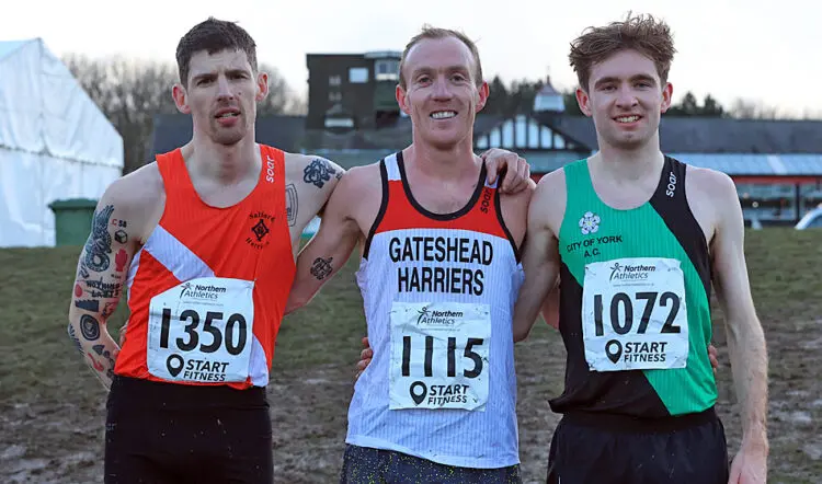 North of England cross-country titles for Calum Johnson and Katie Hawkins