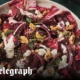 Beetroot, red onion and black lentils with dill-sour cream recipe